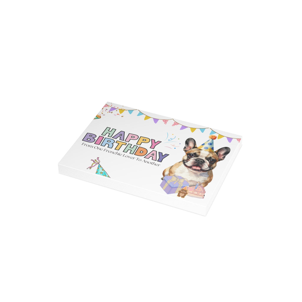 Happy Birthday Frenchie Card | Because Every Paw-ty Needs a Frenchie!