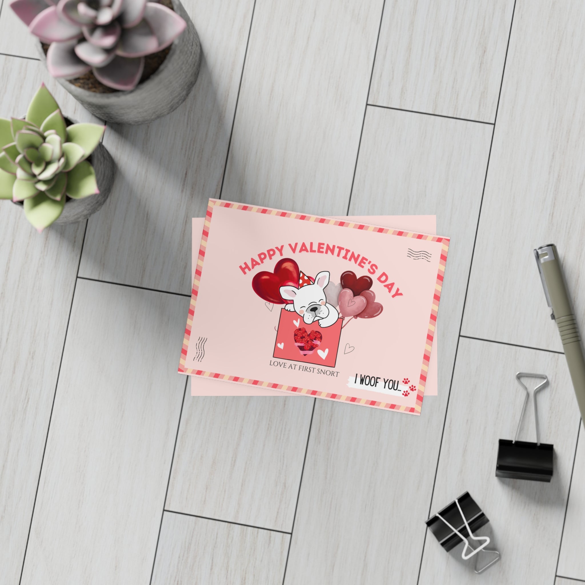 Valentine’s Day Card | Cute Love Greeting Card for Dog Lovers