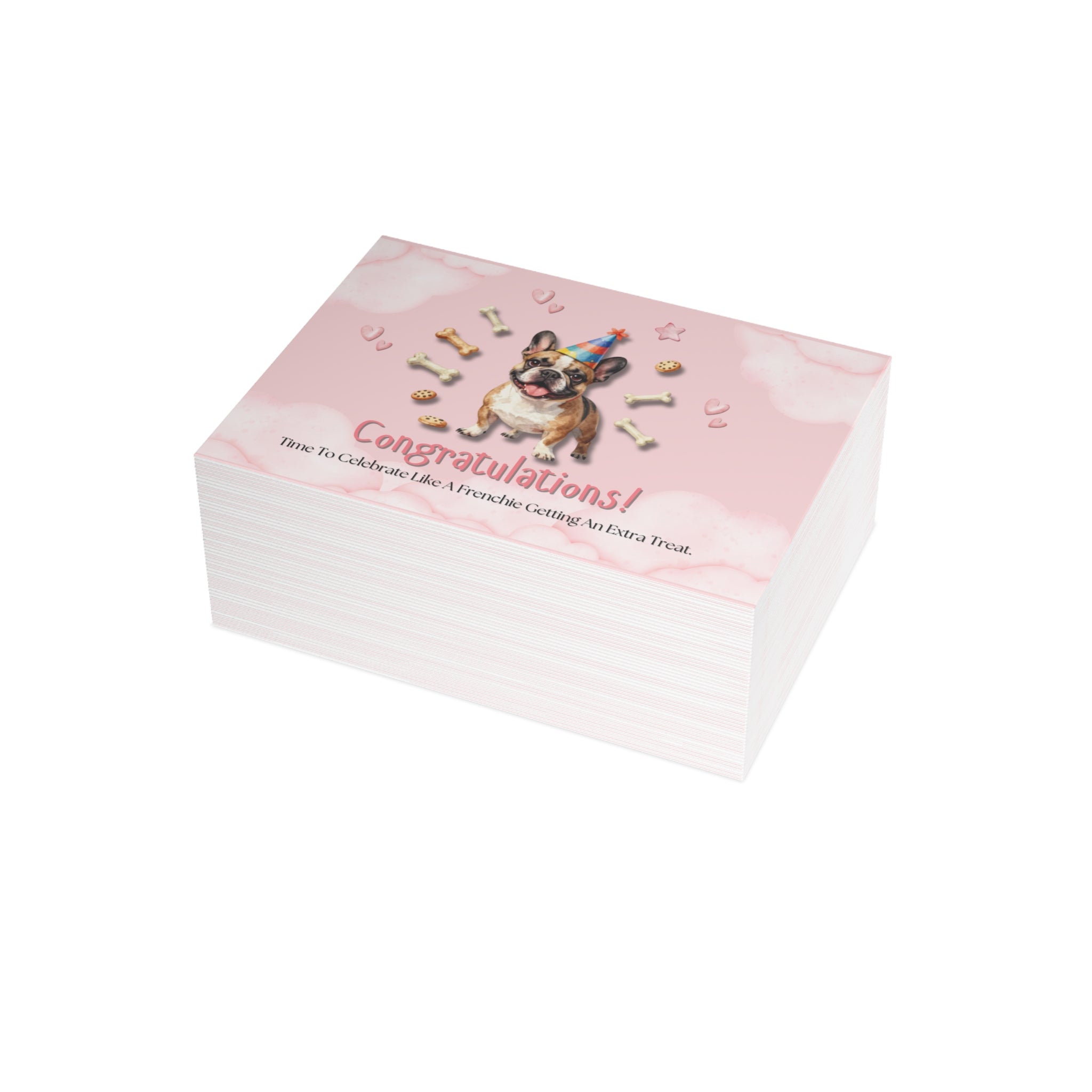 Frenchie Congratulations Card | Celebrate Big Wins with a Smile