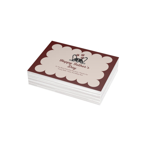 Father’s Day Card | Cute Dog Lover Greeting Card for Dad