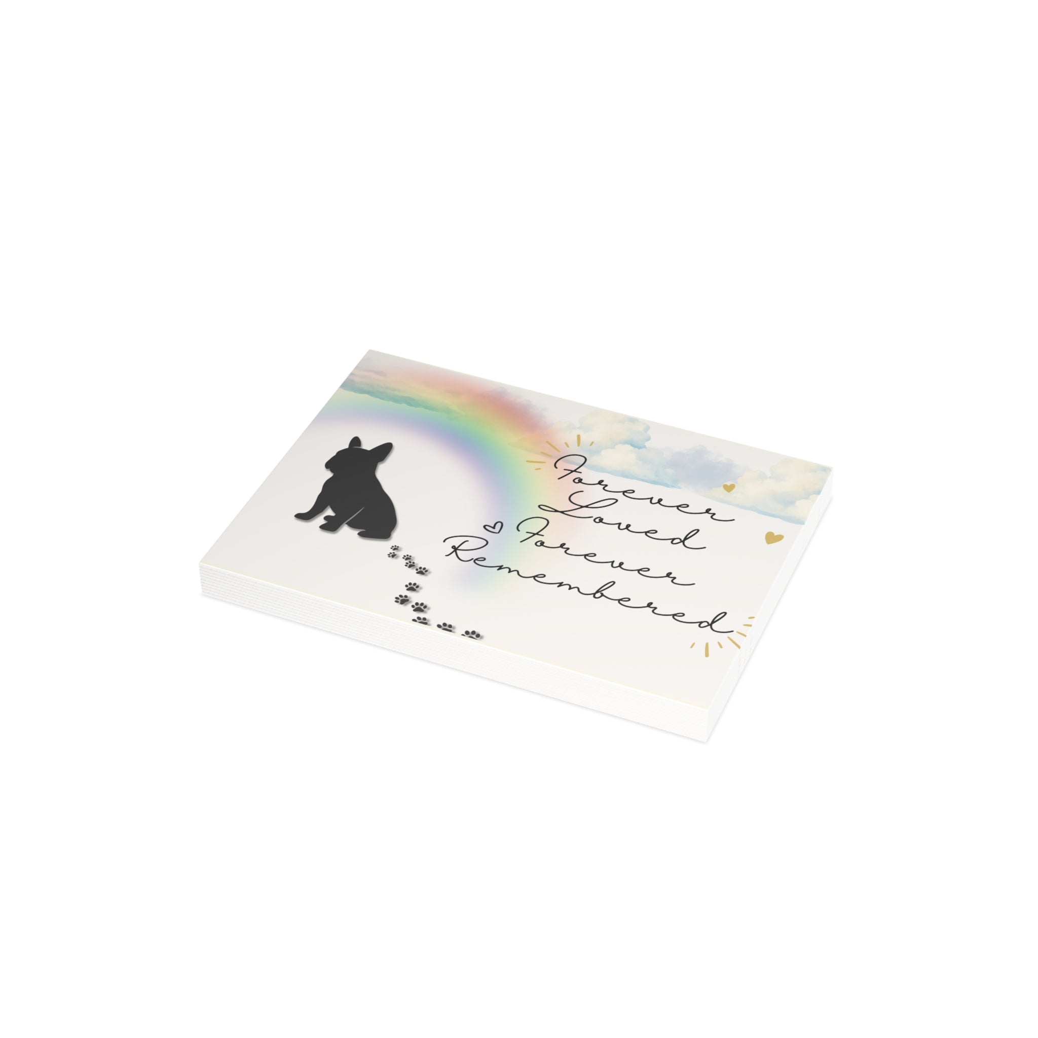 Sympathy Frenchie Card | Thinking of You in This Difficult Time
