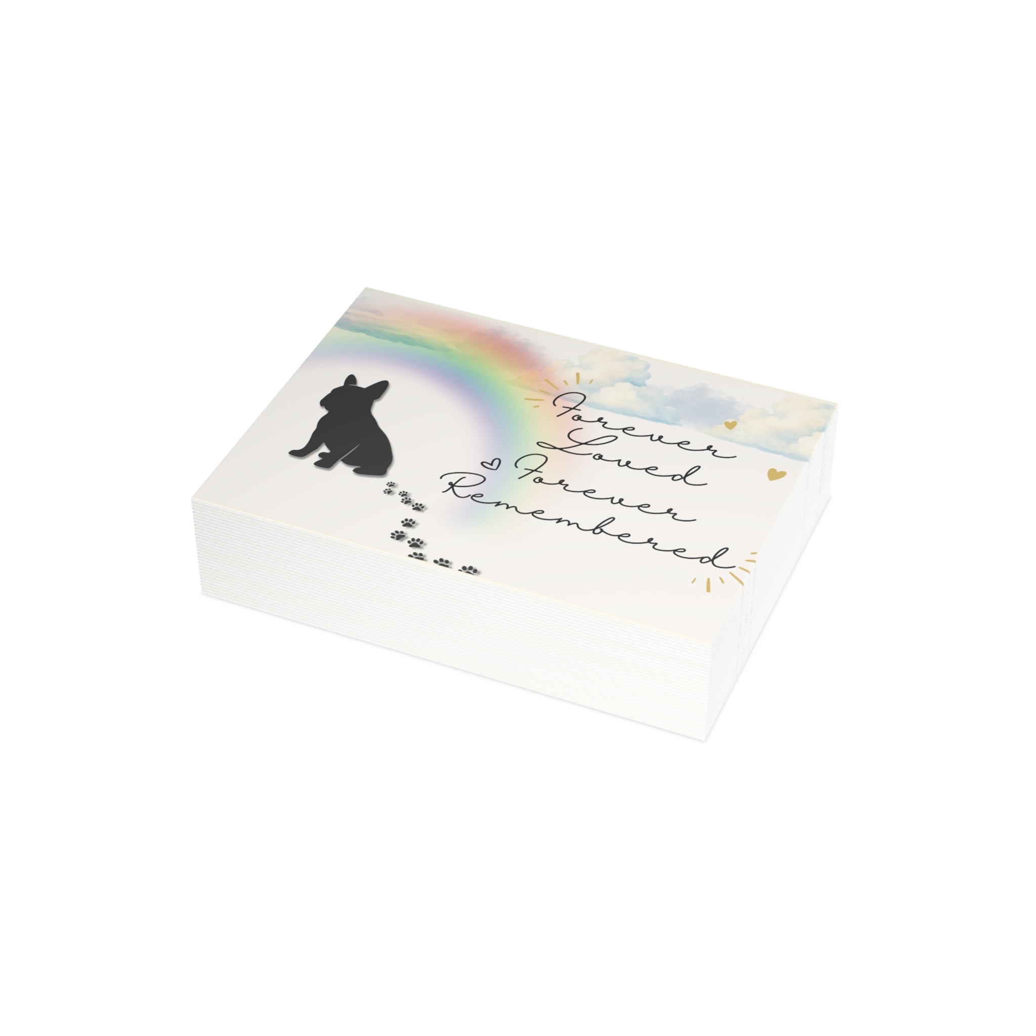 Sympathy Frenchie Card | Thinking of You in This Difficult Time