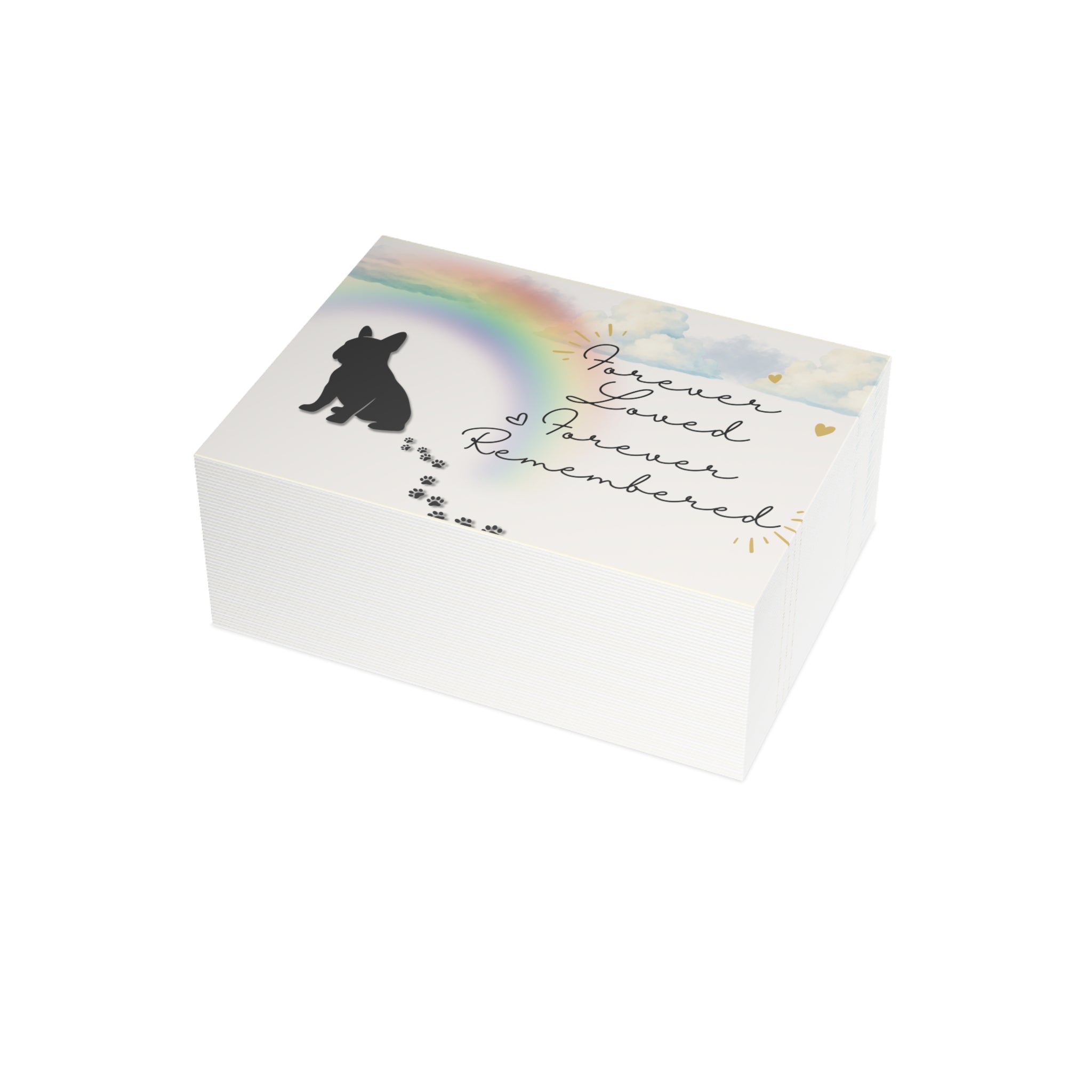 Sympathy Frenchie Card | Thinking of You in This Difficult Time
