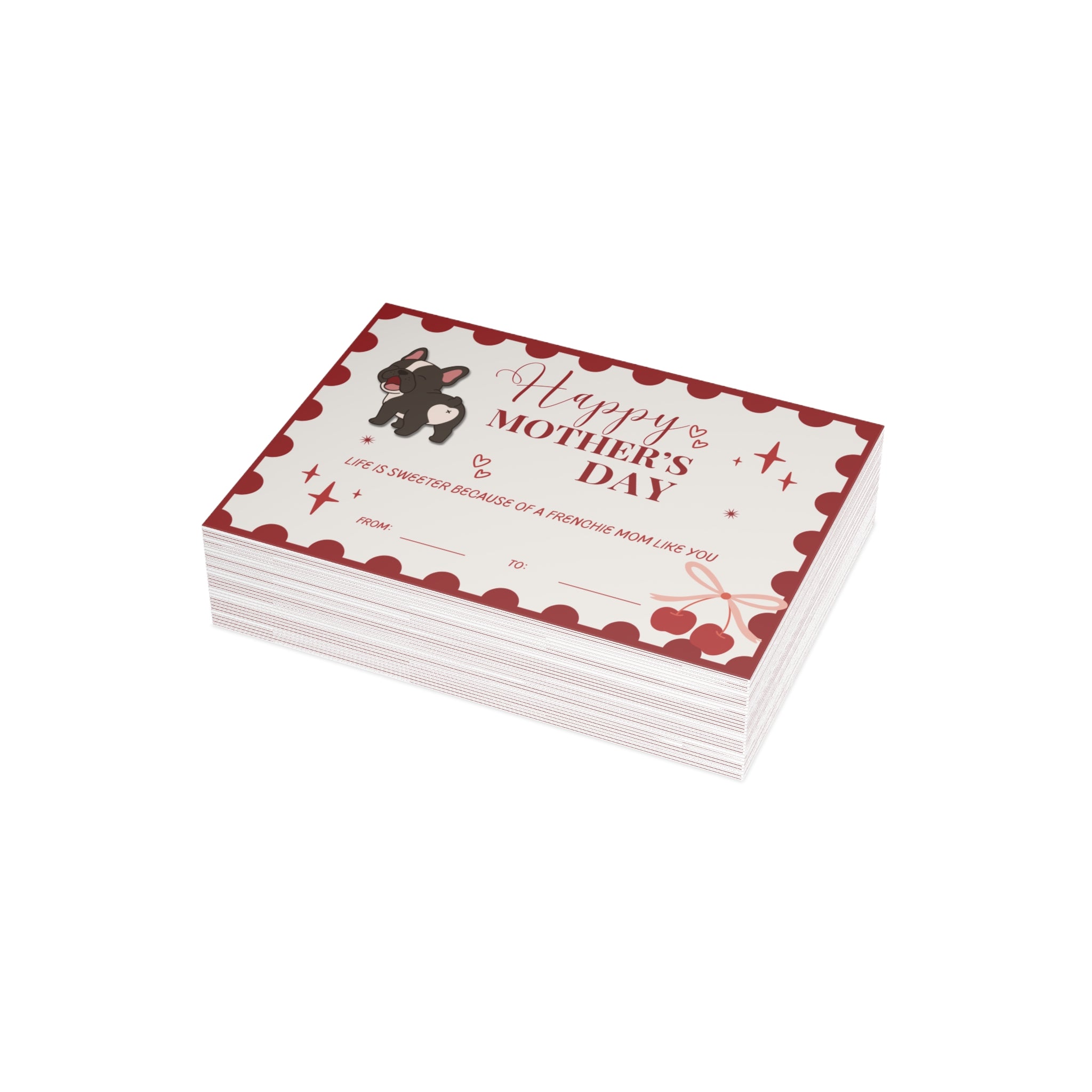 Mother’s Day Card | Cute Dog Lover Greeting Card for Mom