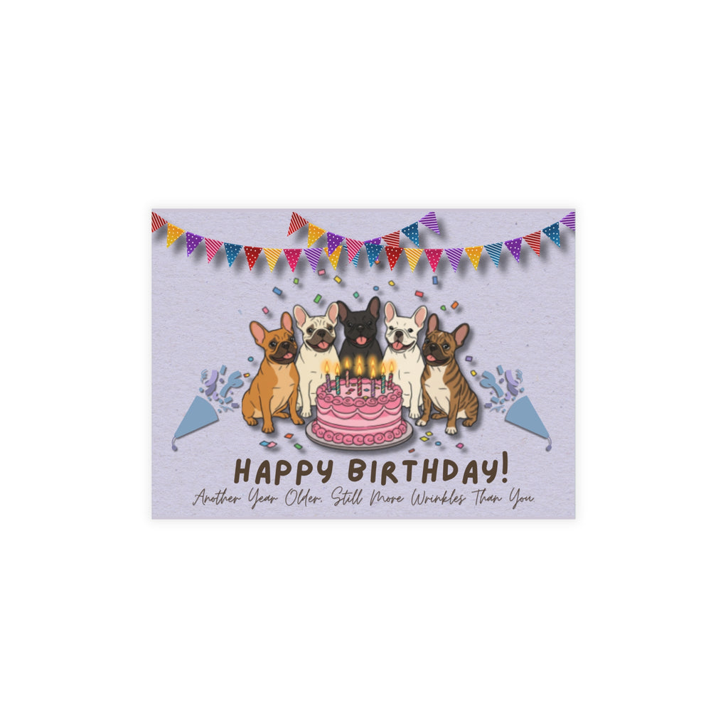 Happy Birthday Frenchie Card | Because Every Paw-ty Needs a Frenchie!