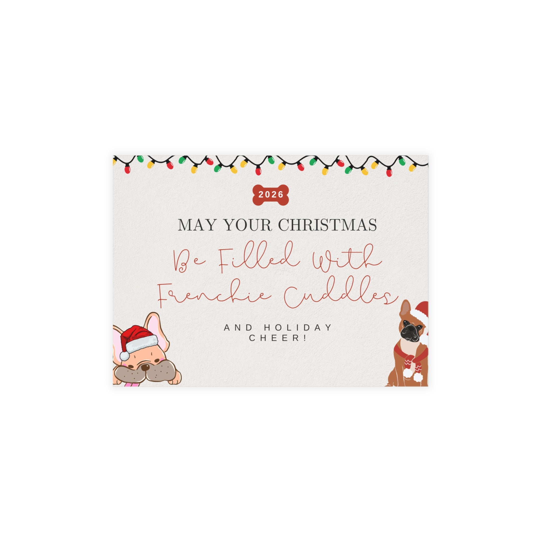 Christmas Card | Cute Holiday Dog Greeting Card
