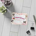 Welcome to the Frenchie Family Card | Cute French Bulldog Greeting Card