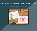 Frenchie Congratulations Card | Celebrate Big Wins with a Smile