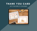 Thank You Card | Cute Dog Lover Appreciation Card