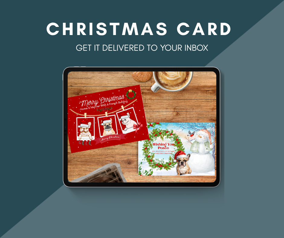 Christmas Card | Cute Holiday Dog Greeting Card